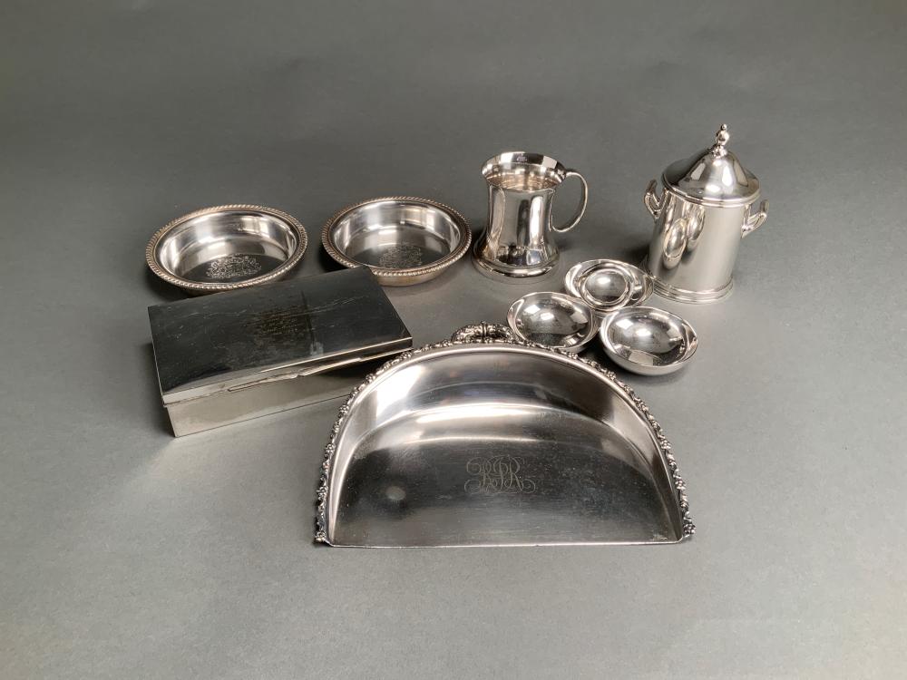 COLLECTION OF SILVERPLATE ARTICLES,