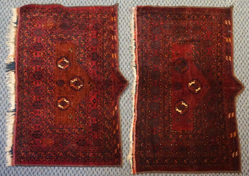 TWO TURKOMAN WEDDING RUGS 3 FT 32f49c