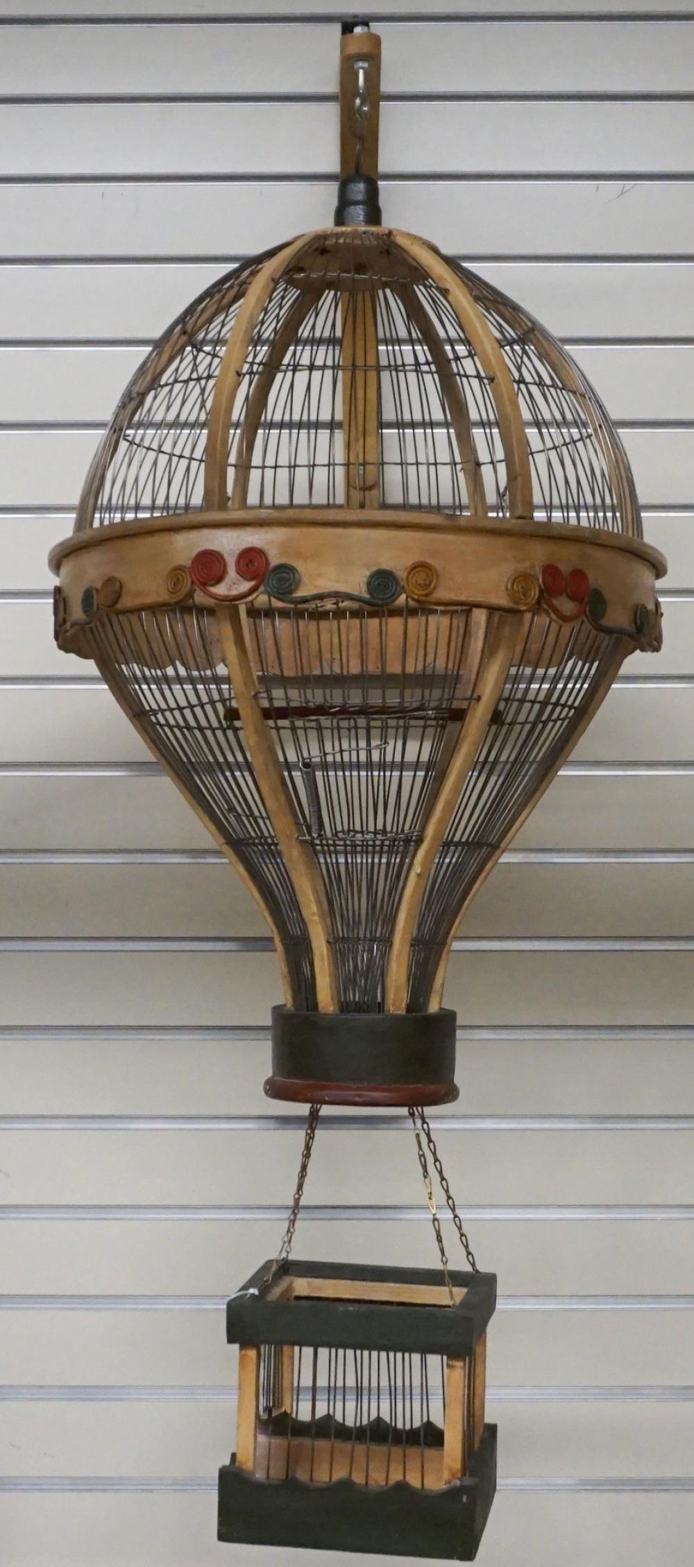 HOT AIR BALLOON-FORM HANGING BIRD