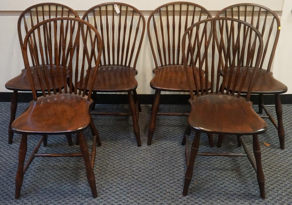 SET OF SIX CONANT BALL STAINED