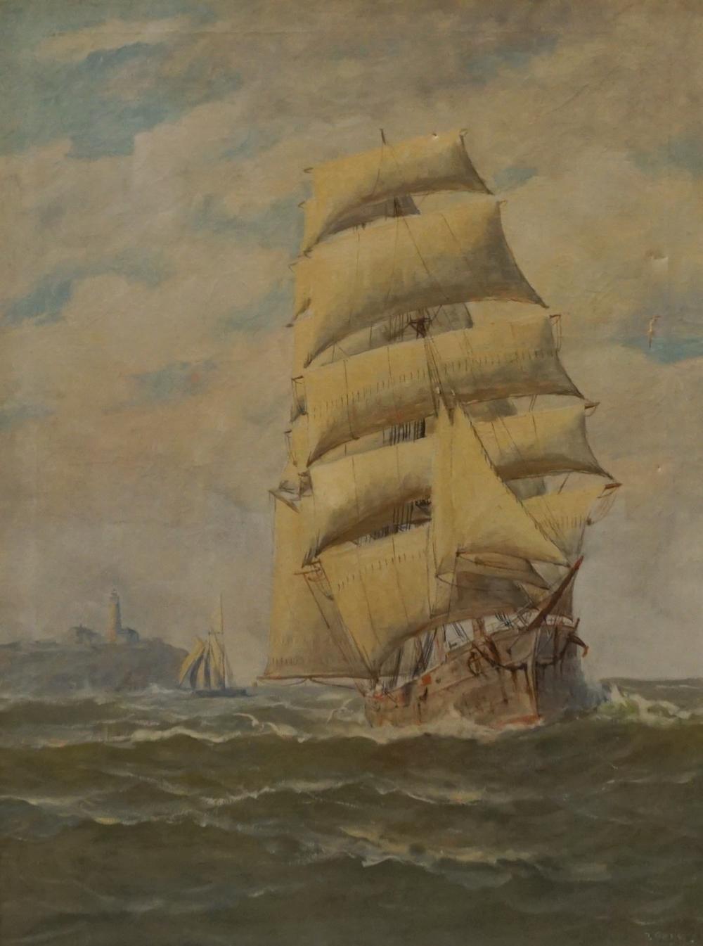 T BAILEY TALL MASTED SHIP AT 32f580