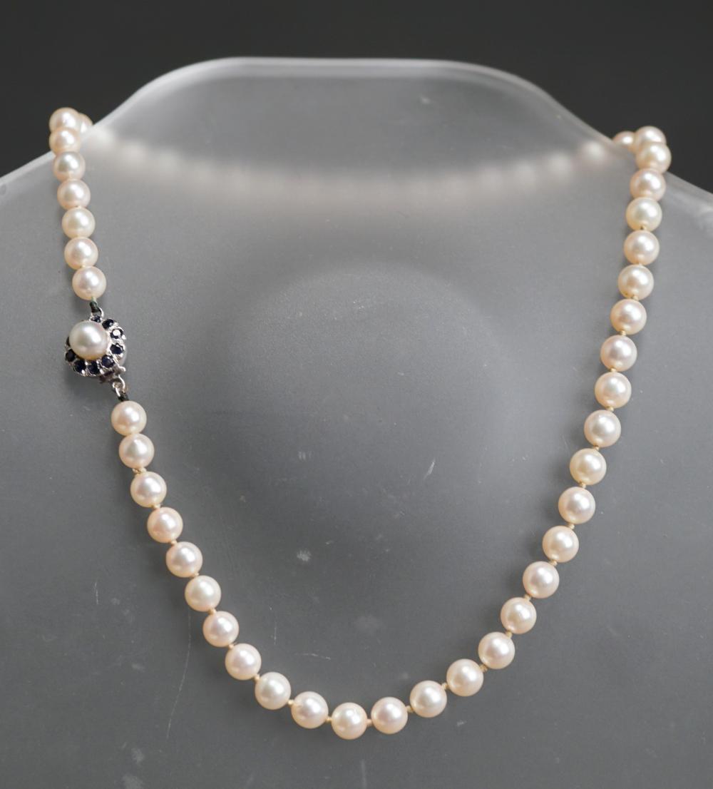 14-KARAT WHITE-GOLD CULTURED PEARL