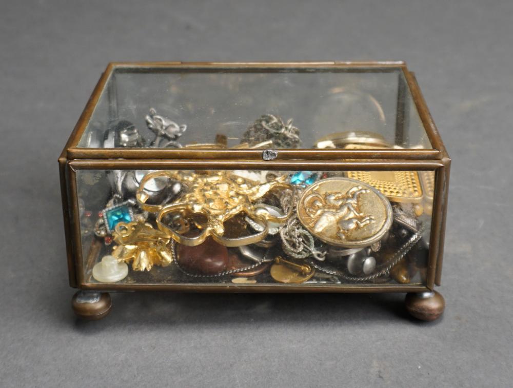 GROUP OF SILVER AND COSTUME JEWELRY