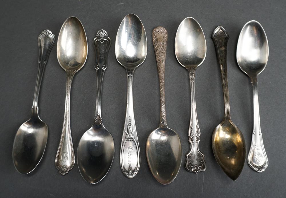 EIGHT ASSORTED AMERICAN STERLING SILVER