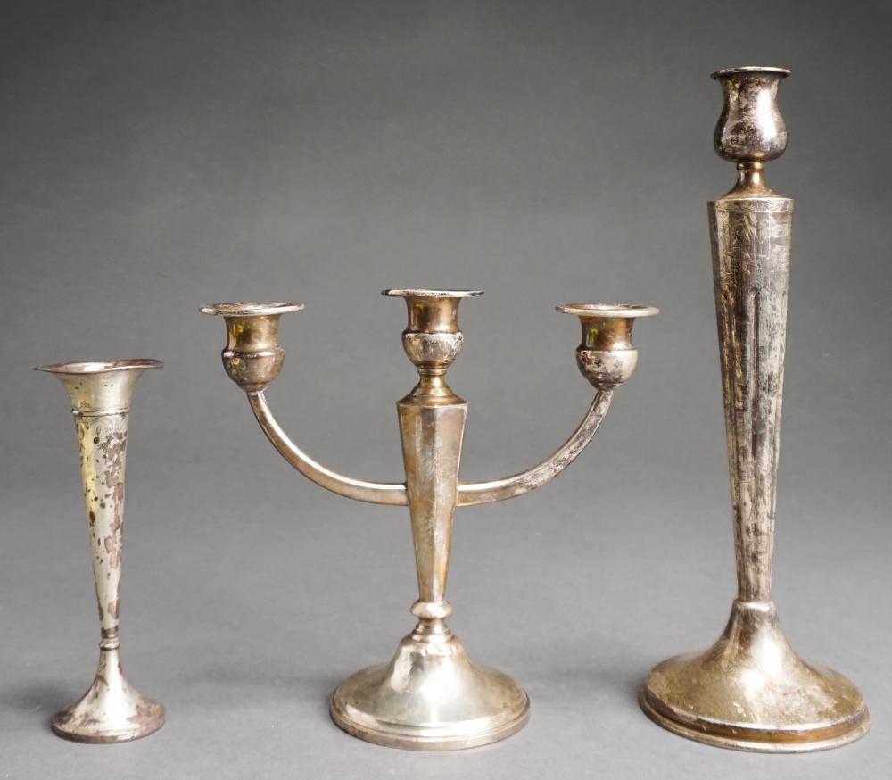 STERLING SILVER CANDLESTICK AND 32f61f