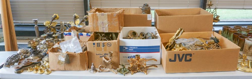 COLLECTION OF BRASS COPPER AND 32d007