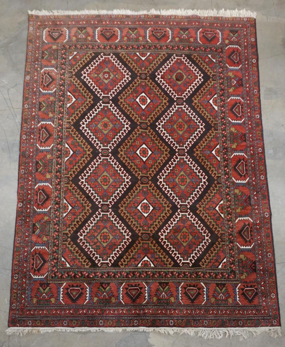 KAZAKH RUG, 9 FT 6 IN X 6 FT 4