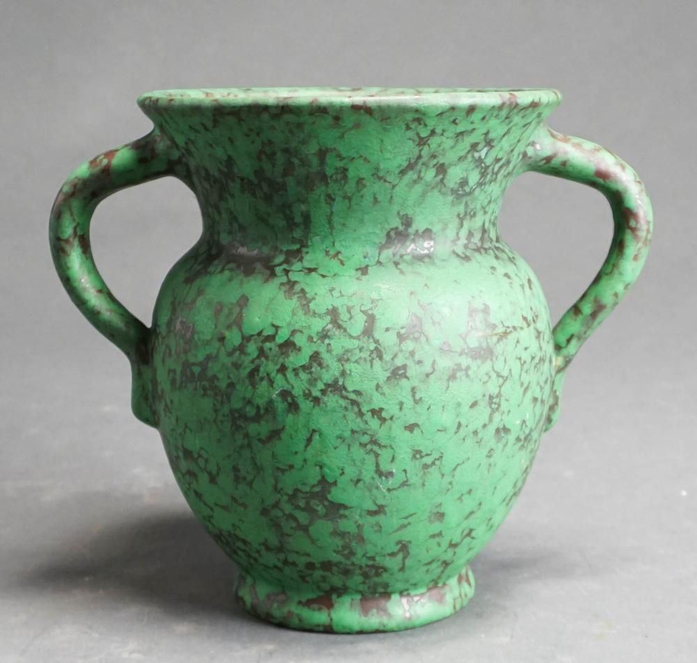 WELLER COPPERTONE GLAZED ART POTTERY