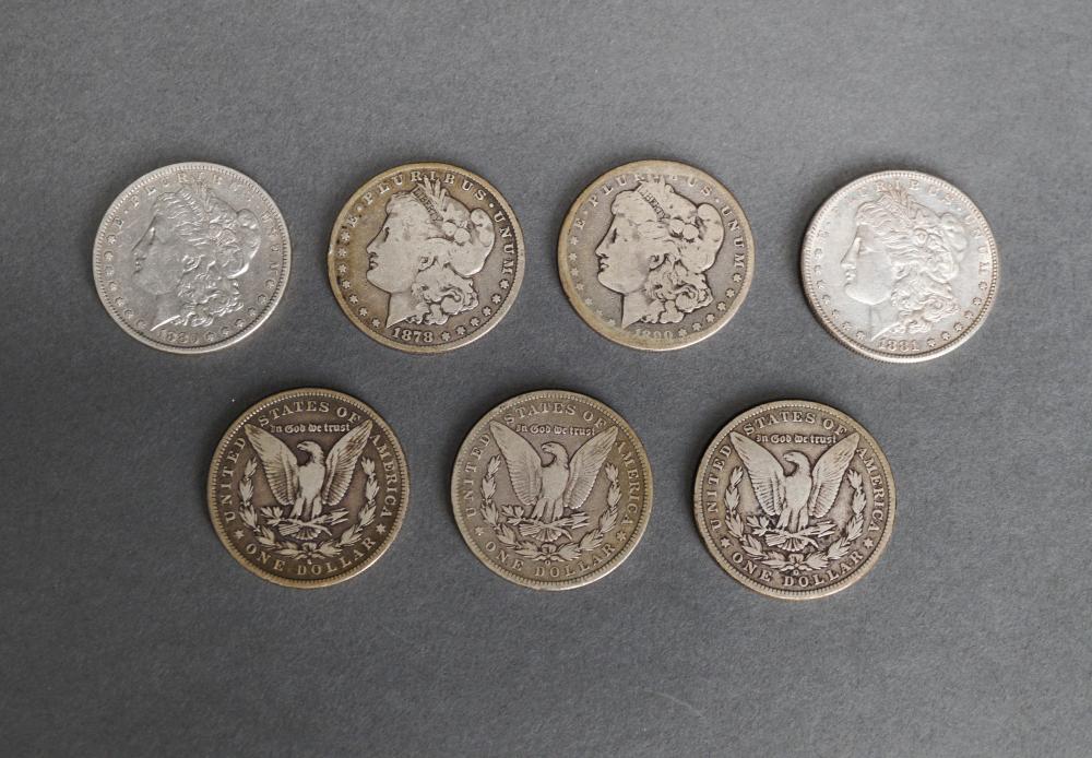 GROUP OF SEVEN ASSORTED MORGAN