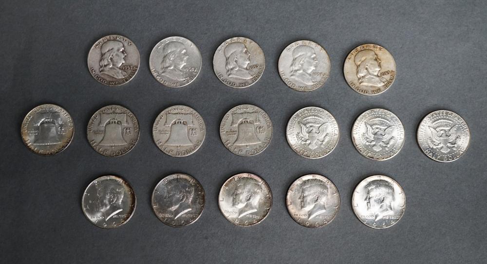 GROUP OF EIGHT 1964 SILVER KENNEDY