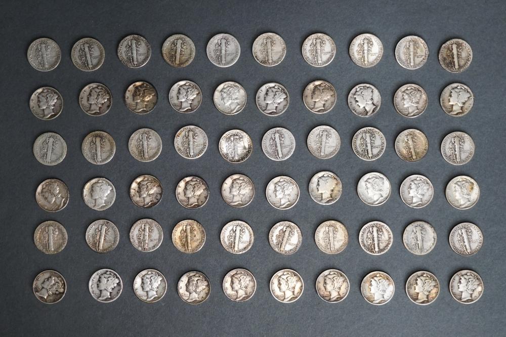 COLLECTION OF 60 ASSORTED SILVER 32d192