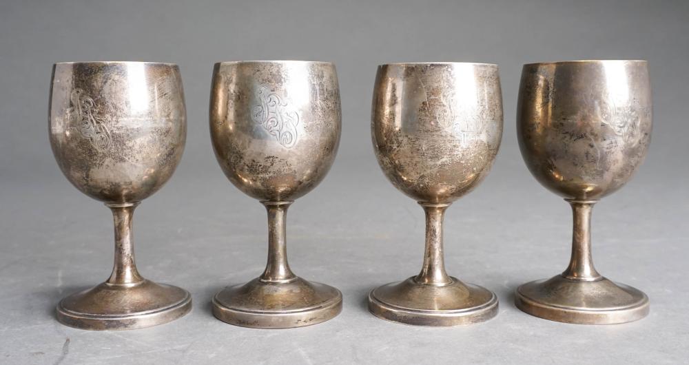 SET WITH FOUR REED & BARTON STERLING