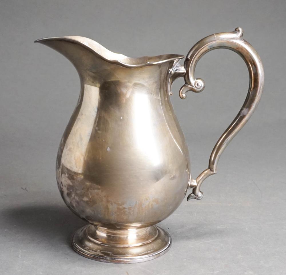 JAPANESE 950-SILVER WATER PITCHER, 37.2