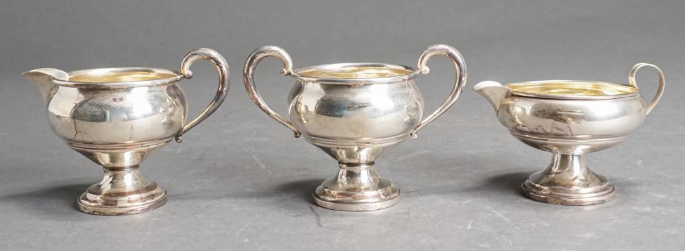 TWO WEIGHTED STERLING SILVER CREAMERS