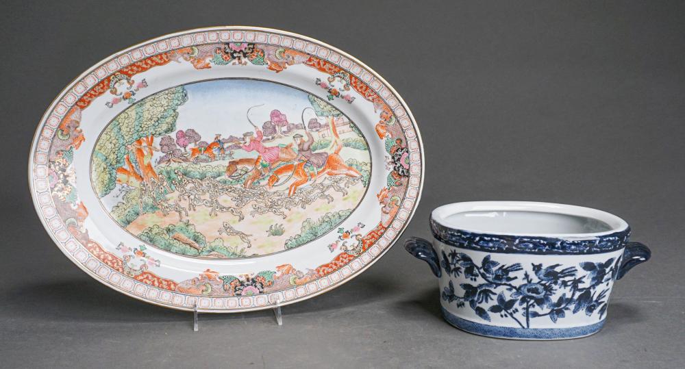 CHINESE PAINTED PORCELAIN PLATTER 32d284