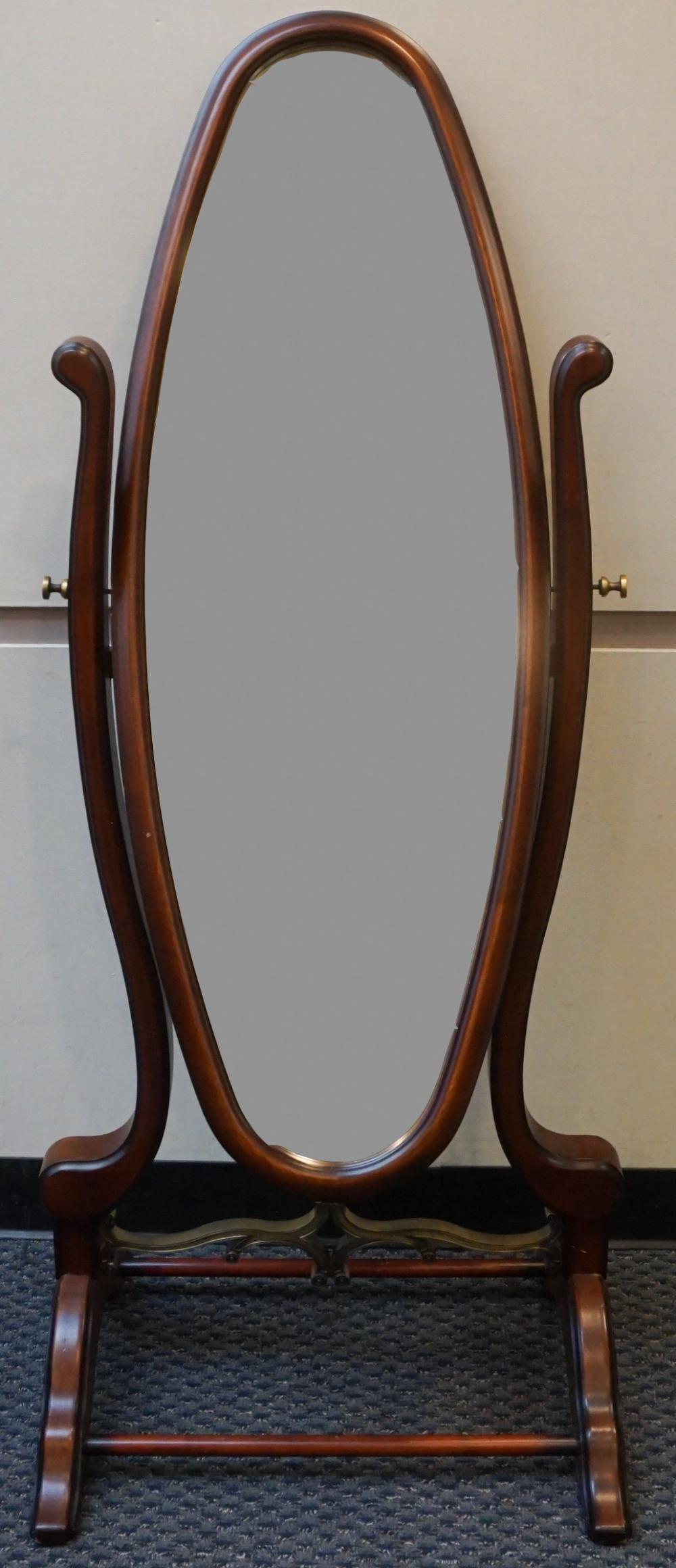 BOMBAY FRUITWOOD CHEVAL MIRROR  32d38b
