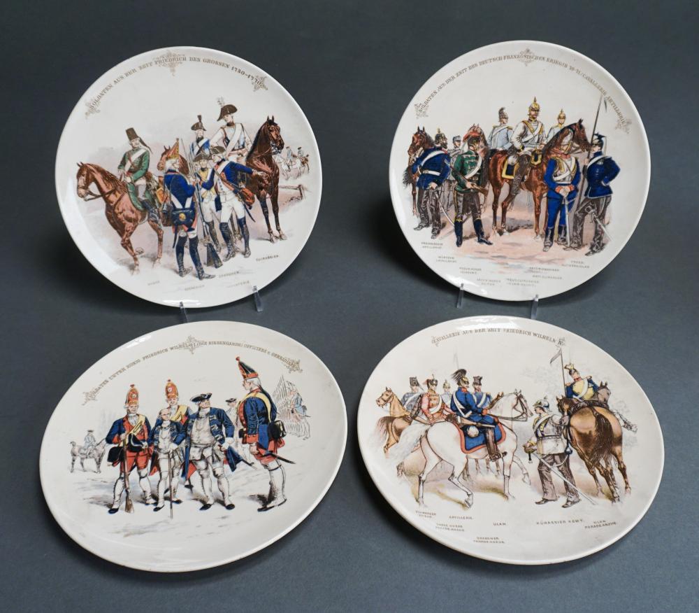 SET OF FOUR VILLEROY & BOCH PRUSSIAN