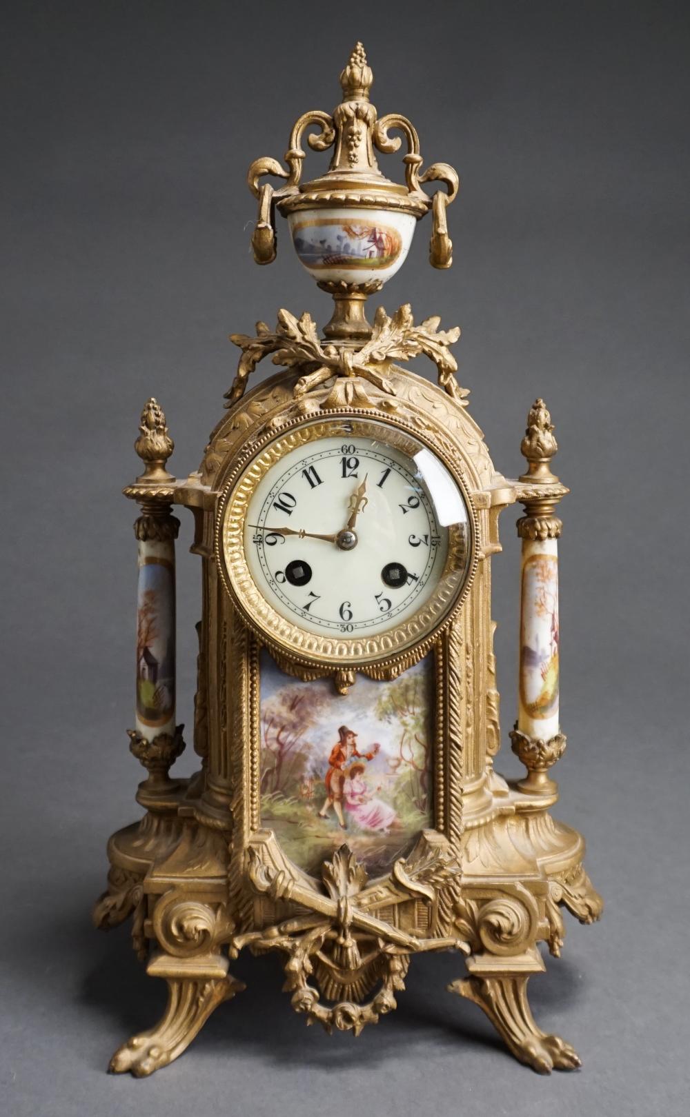 LOUIS XV STYLE BRASS AND PORCELAIN 32d52e