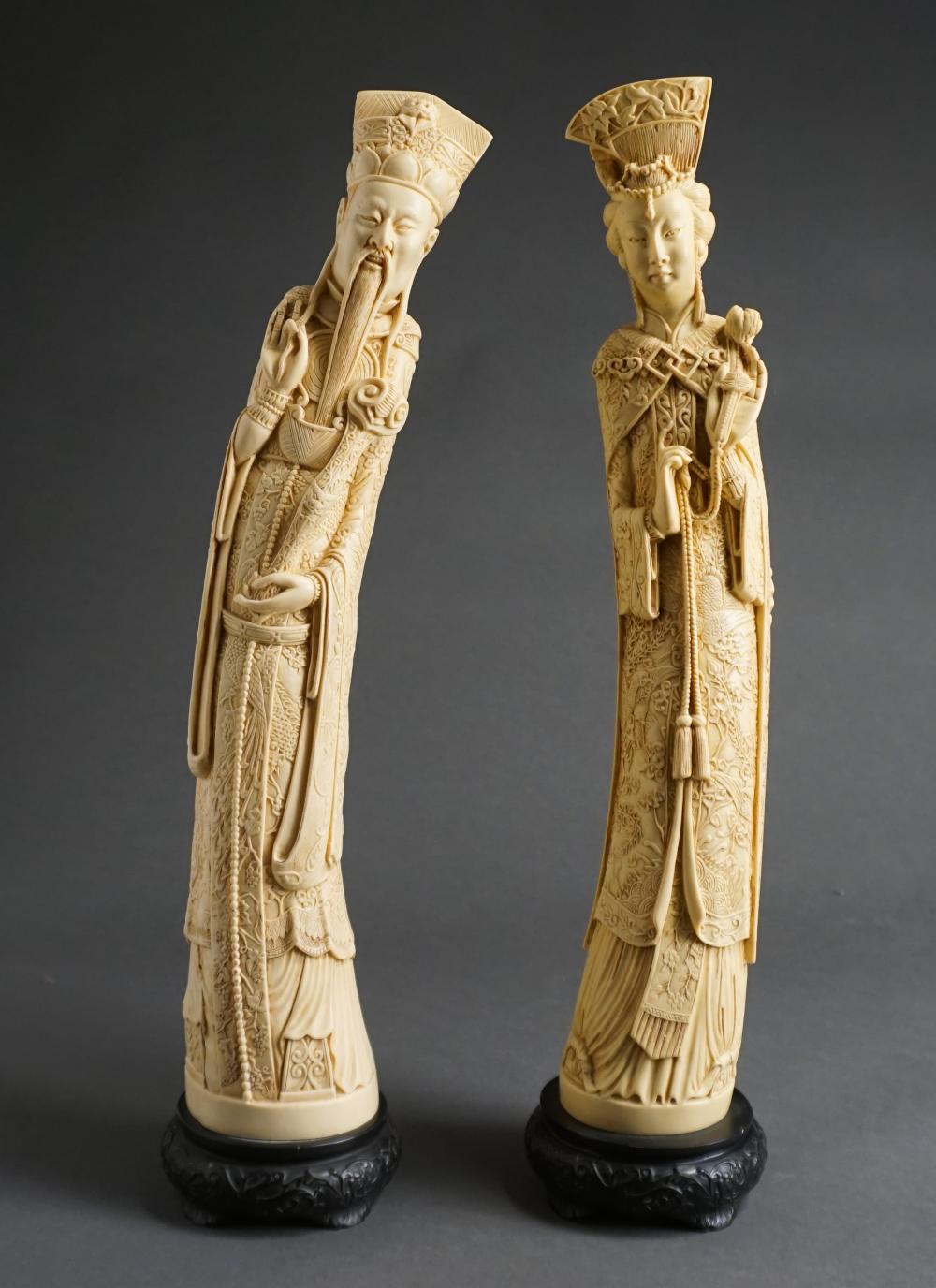TWO CHINESE COMPOSITION SCULPTURES 32d57b