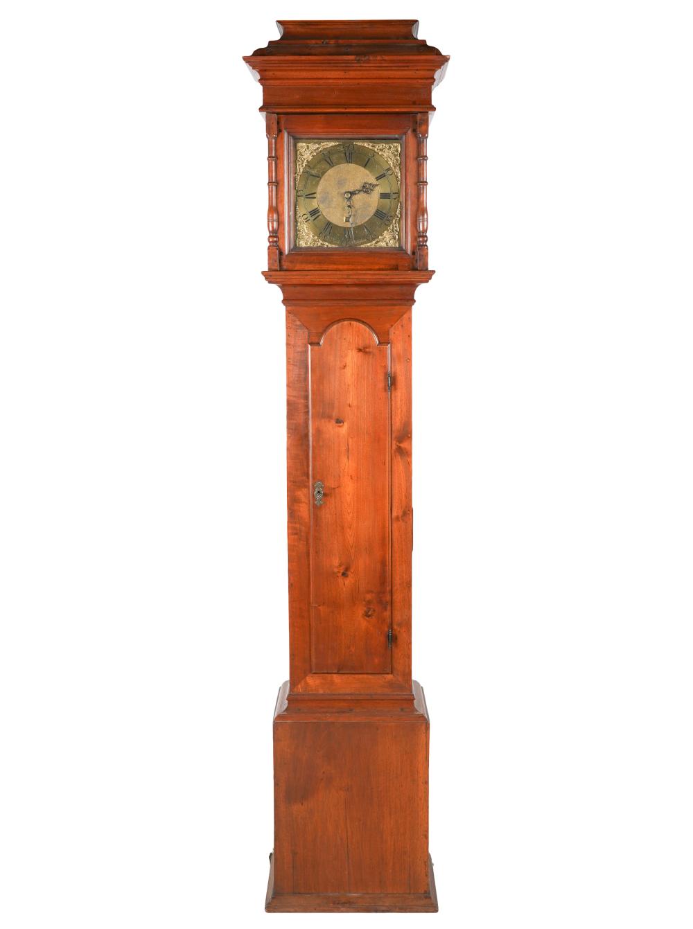 AMERICAN WALNUT TALL CASE CLOCKPennsylvania  32d654