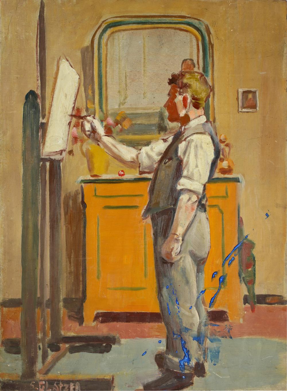 SIMON GLATZER (1890 - 1945): THE ARTISToil