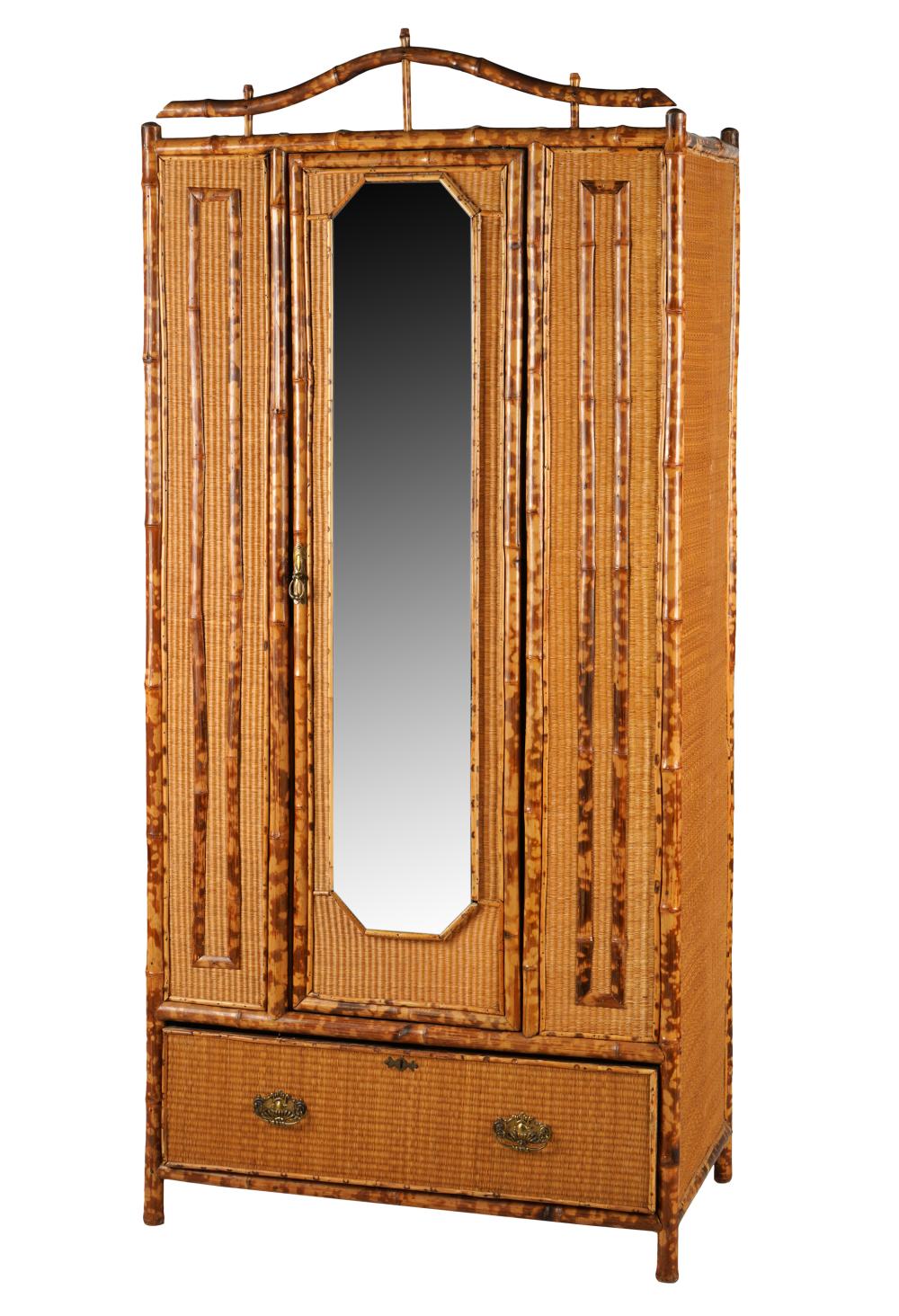 BAMBOO WOVEN GRASS WARDROBE CABINETcirca 32d6c2