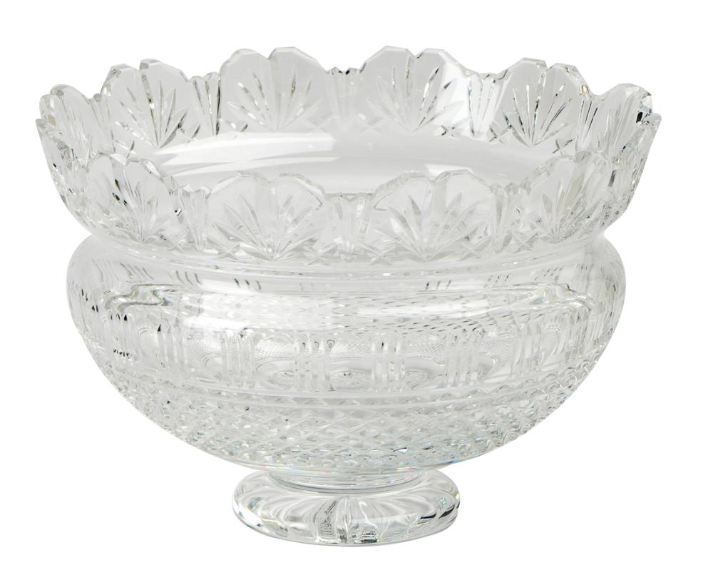 WATERFORD CRYSTAL FOOTED BOWLmarked