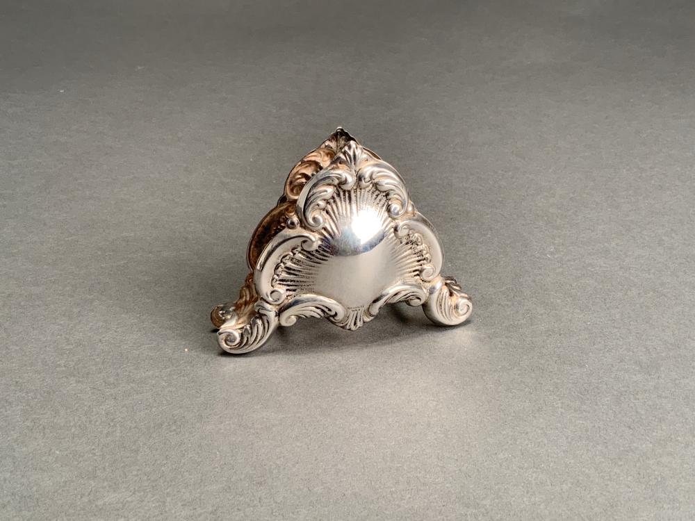 MASORETT STERLING SILVER NAPKIN HOLDER,