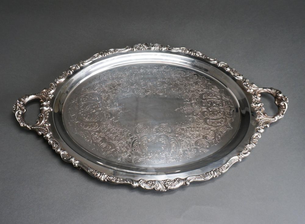 WALLACE 'BAROQUE' SILVERPLATE TRAY,