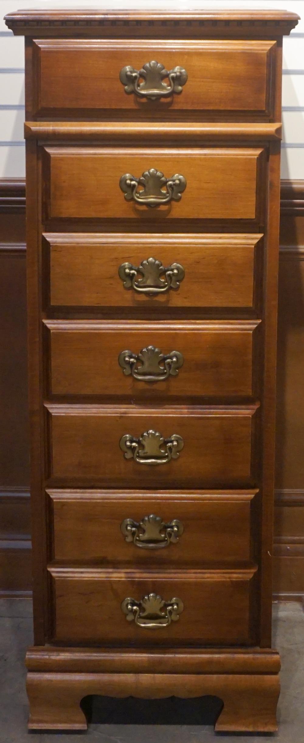 FEDERAL STYLE MAHOGANY TALL CHEST,