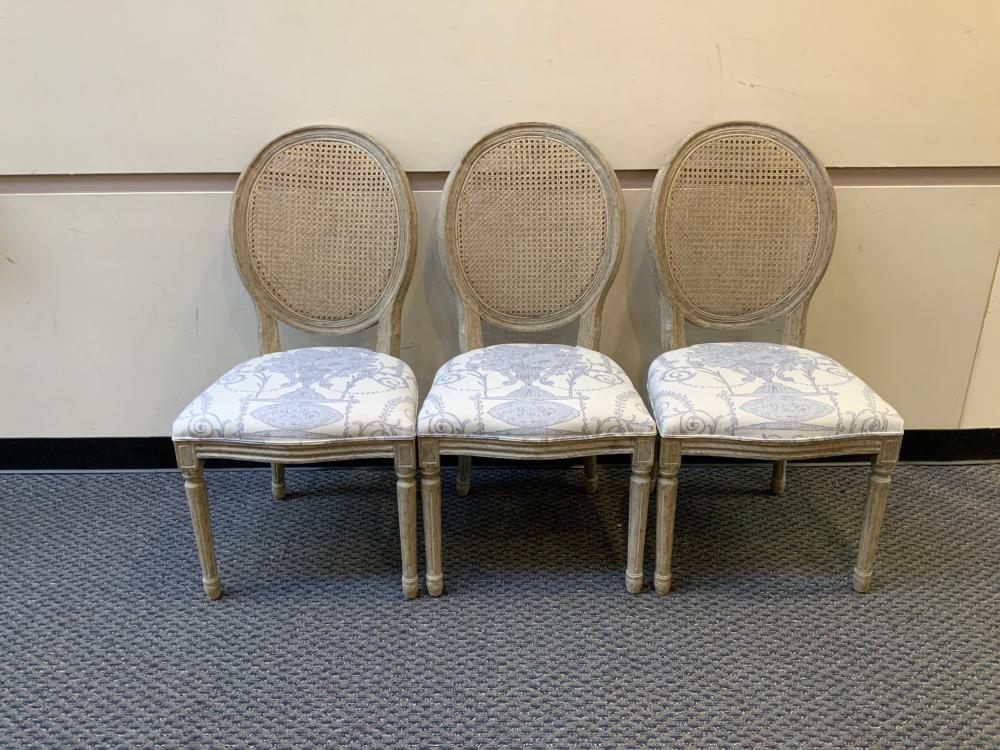 SET OF THREE MODERN LOUIS XVI STYLE 32d94f