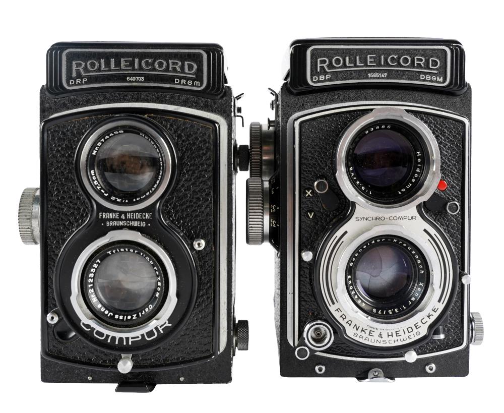 2 ROLLEICORD MEDIUM FORMAT CAMERASRolleicord