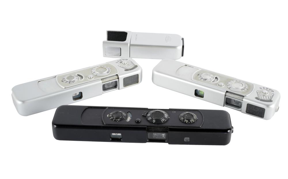 THREE MINOX MINI SPY CAMERASMinox, Minox