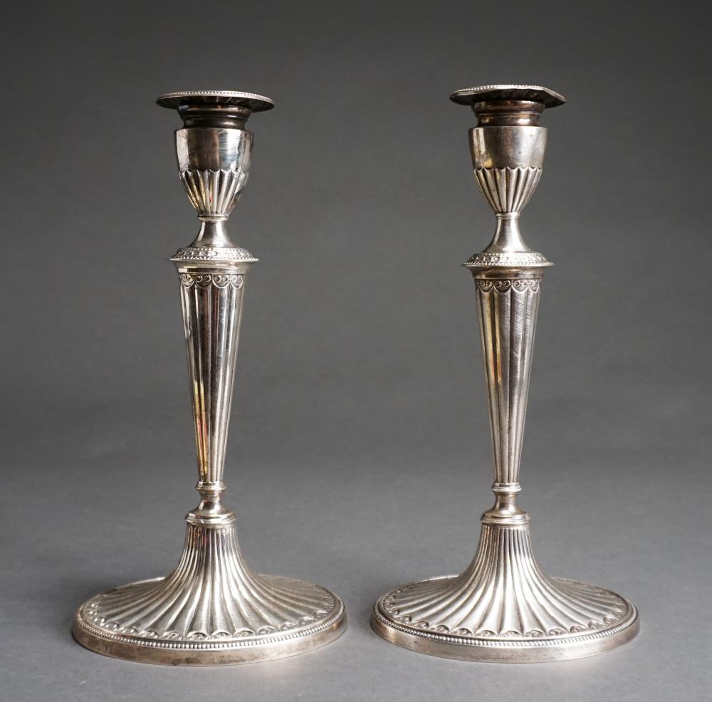 PAIR GORHAM GEORGE III STYLE WEIGHTED