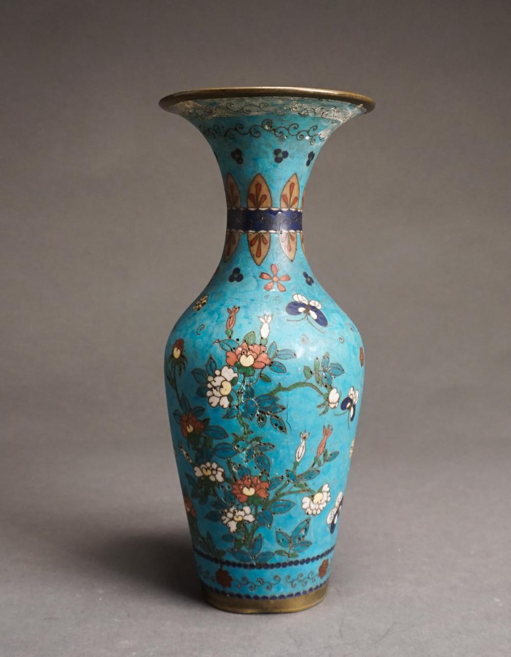 JAPANESE CLOISONN ENAMEL VASE 32da8a