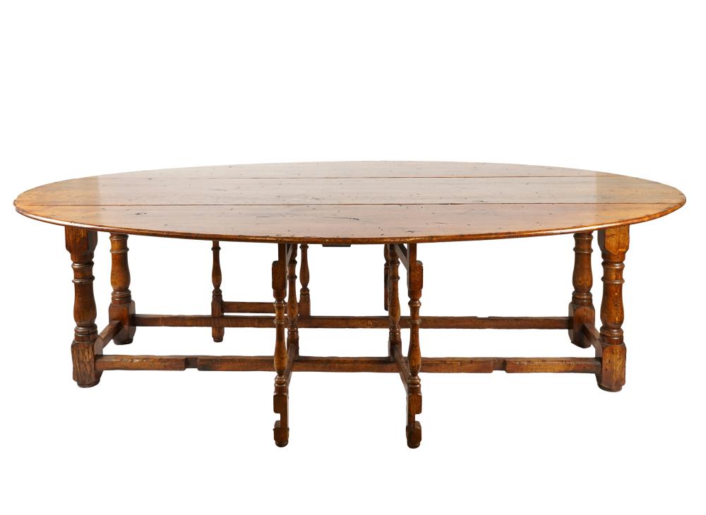 GEORGIAN OAK GATELEG WAKE TABLEthe 32db34