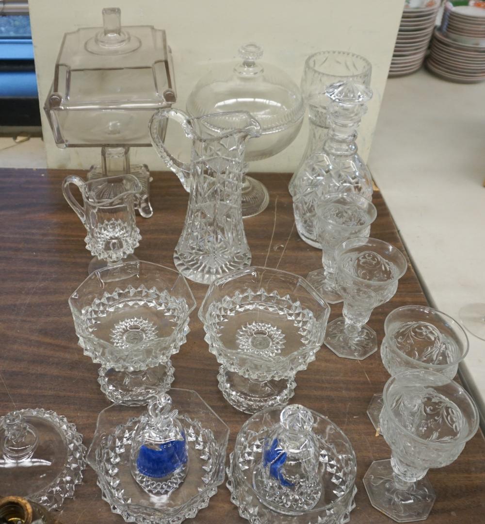 GROUP WITH VICTORIAN CUT CRYSTAL