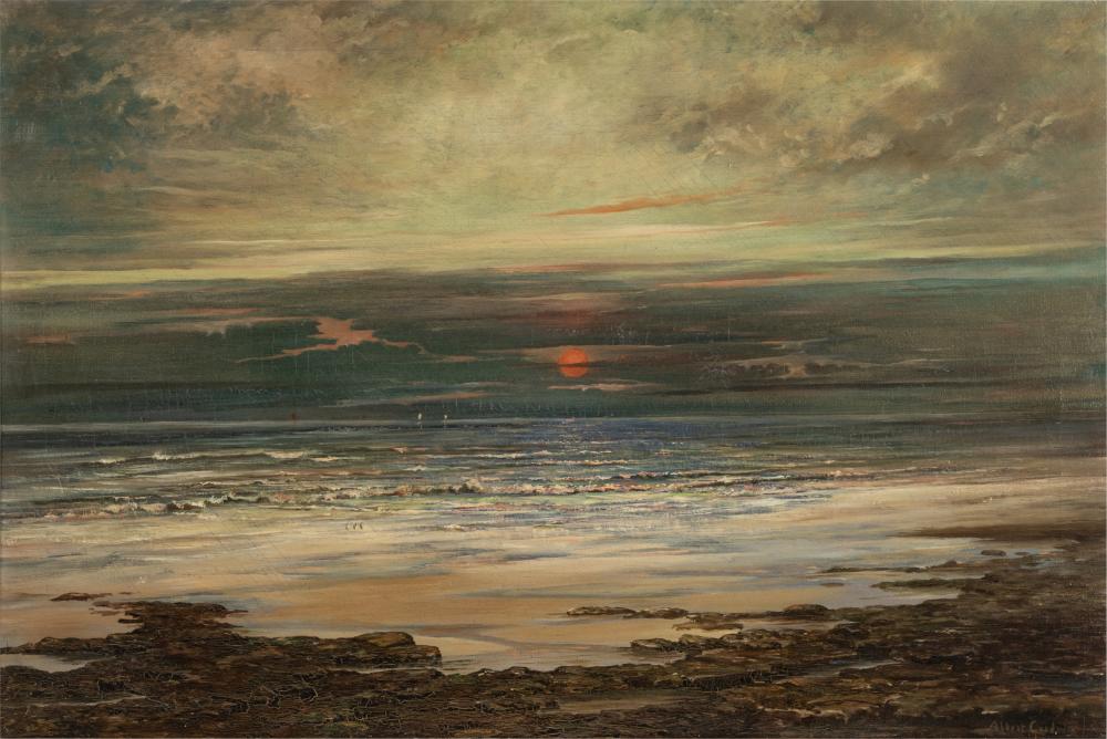 ALBERT GOODWIN (1845 - 1932): SUNSET