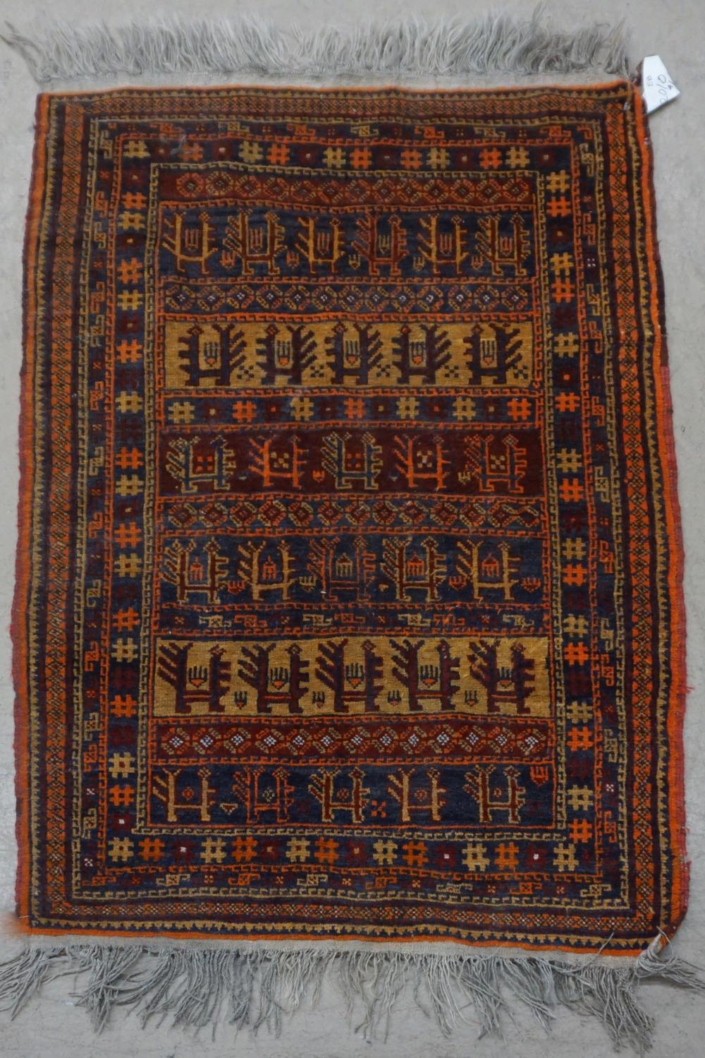 AFGHAN RUG 4 FT 5 IN X 3 FTAfghan 32db76