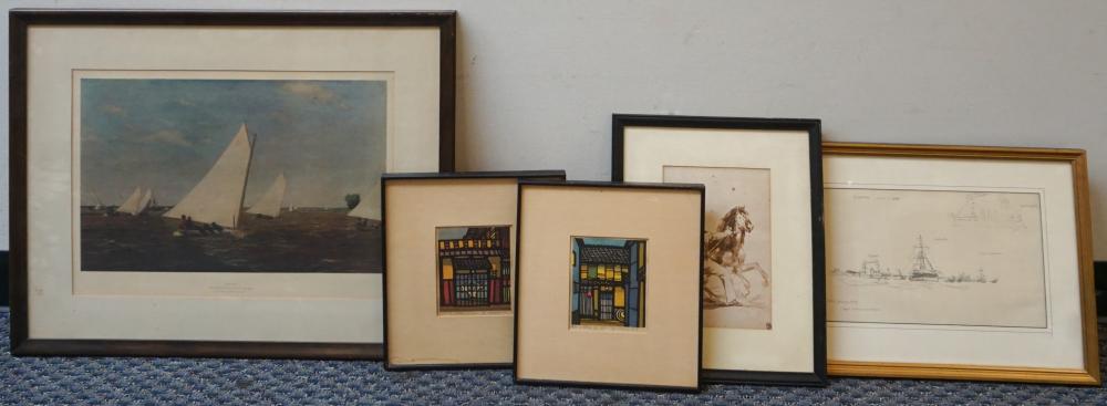 COLLECTION OF FIVE ASSORTED WORKS OF