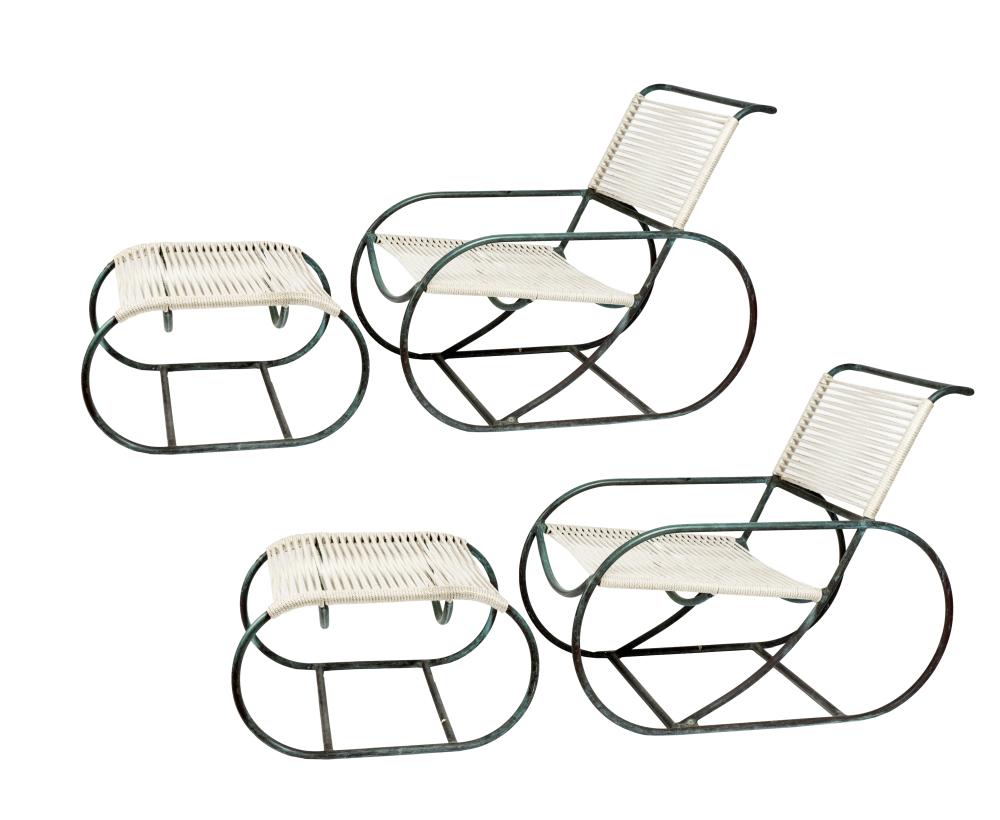 PAIR KIPP STEWART PATIO LOUNGE