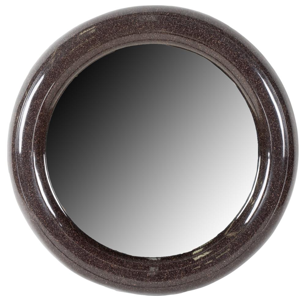 KARL SPRINGER WALL MIRRORfaux porphyry 32dc0e