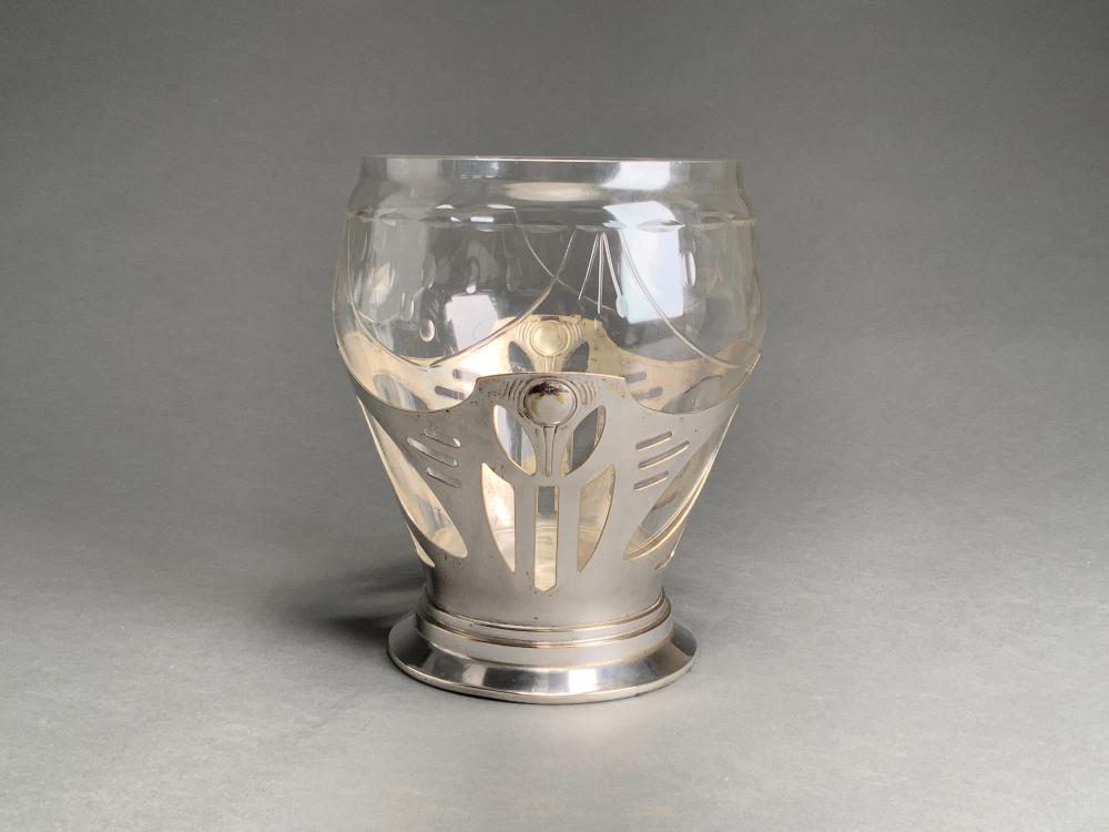 ART DECO SILVERPLATE AND ETCHED 32dccc