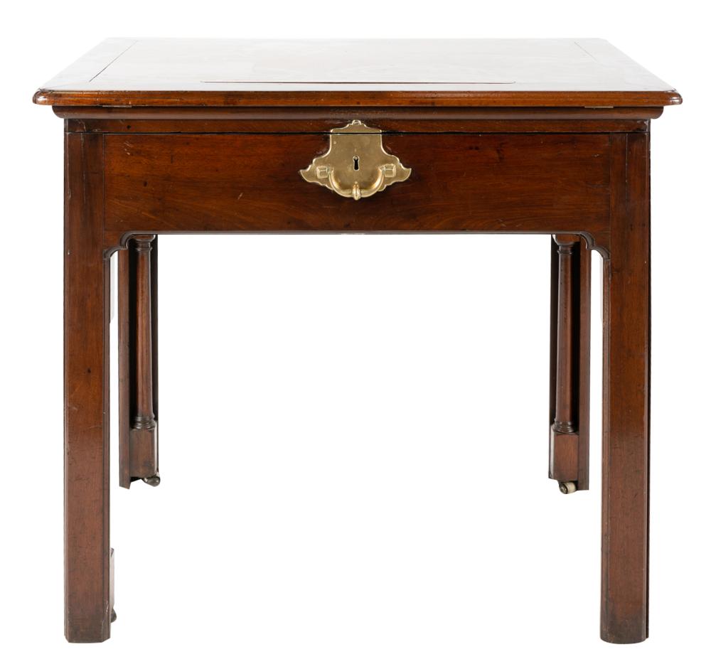 GEORGIAN MAHOGANY ARCHITECT S TABLEthe 32dcd5