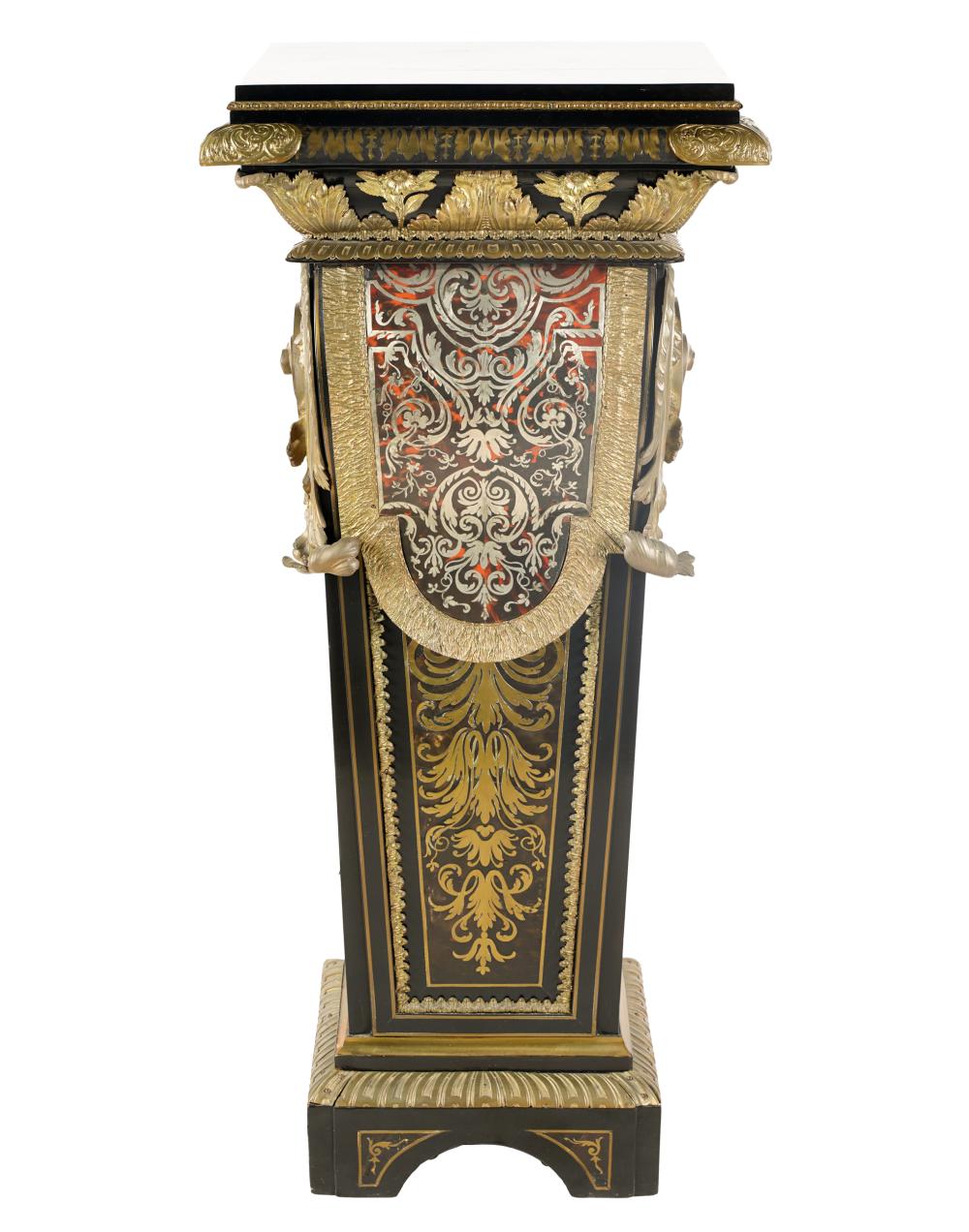 BOULLE MARQUETRY PEDESTAL19th century  32dcdd