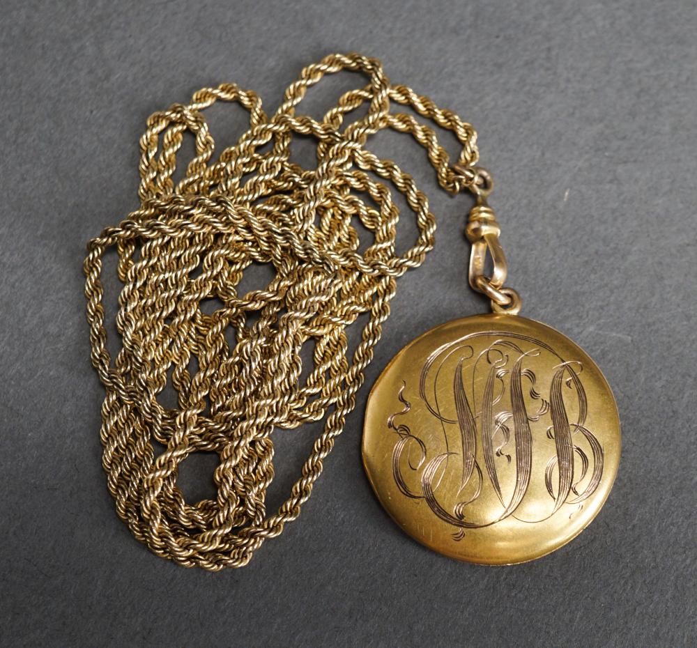 10-KARAT YELLOW-GOLD LOCKET WITH