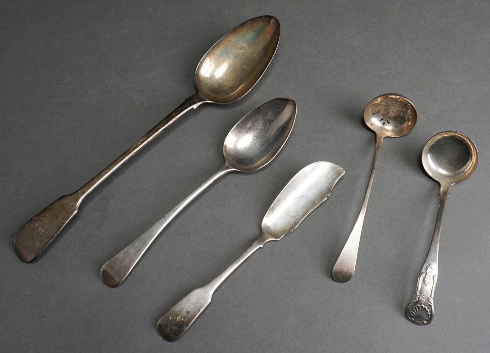 FIVE ASSORTED BRITISH STERLING 32ddb2