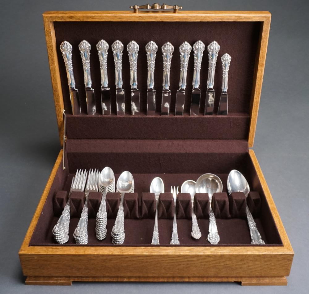 REED & BARTON STERLING SILVER 50-PIECE