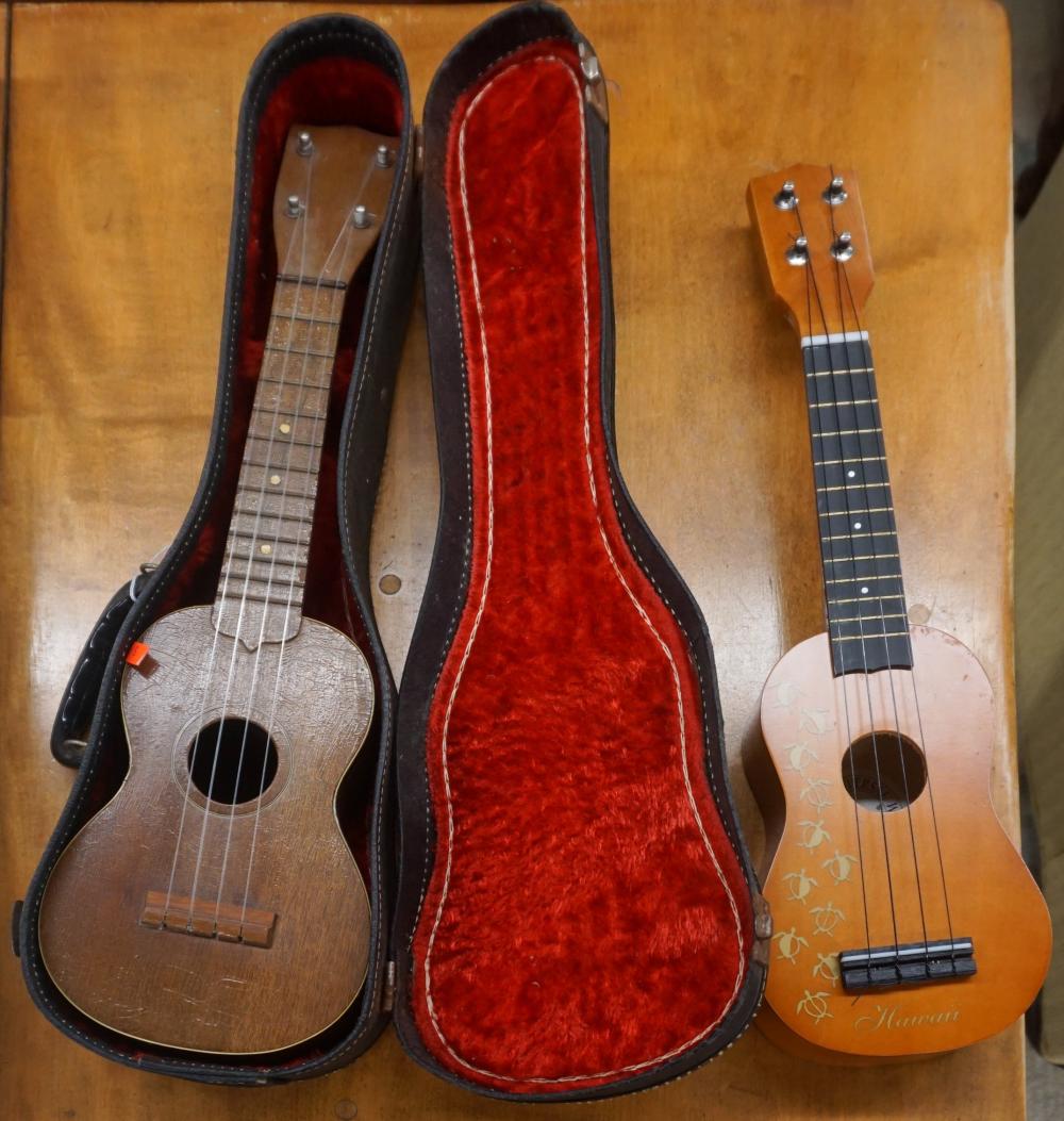 TWO UKULELES: ONE WITH CASETwo Ukuleles: