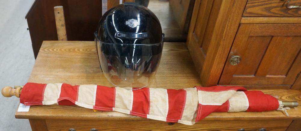 HARLEY-DAVIDSON MOTORCYCLE HELMET AND